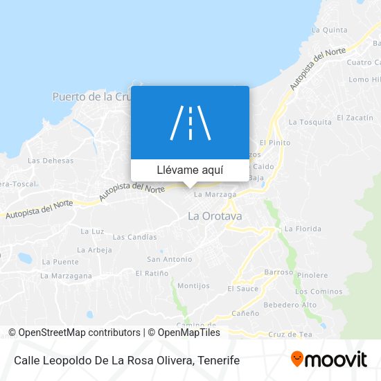 Mapa Calle Leopoldo De La Rosa Olivera