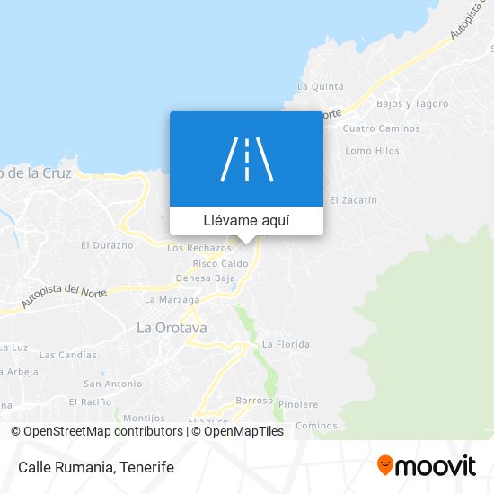 Mapa Calle Rumania