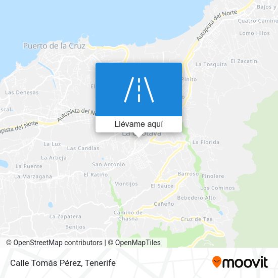 Mapa Calle Tomás Pérez