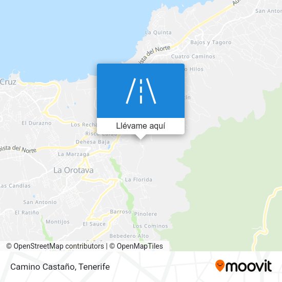 Mapa Camino Castaño