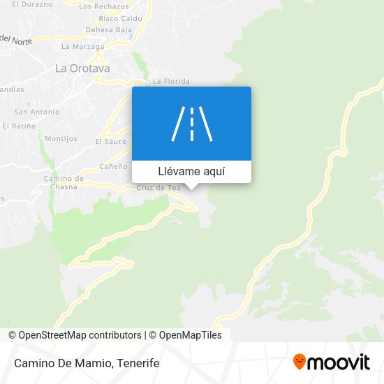 Mapa Camino De Mamio