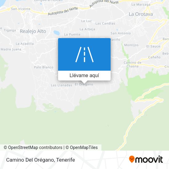 Mapa Camino Del Orégano