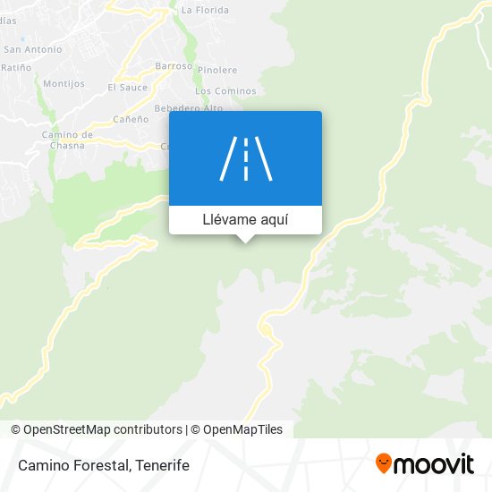 Mapa Camino Forestal