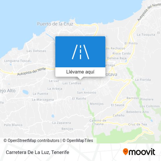 Mapa Carretera De La Luz