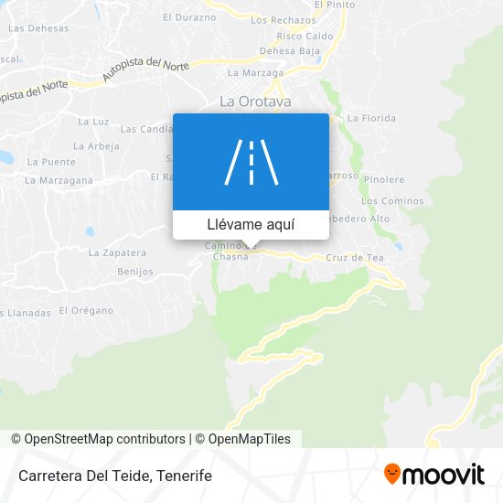 Mapa Carretera Del Teide