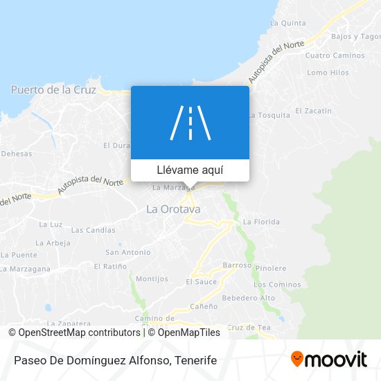 Mapa Paseo De Domínguez Alfonso