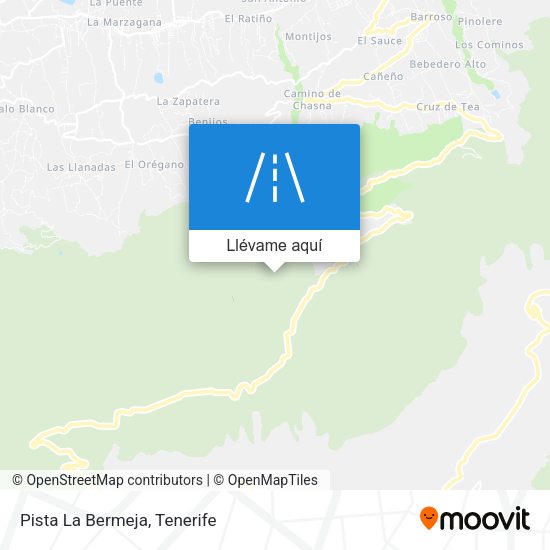 Mapa Pista La Bermeja