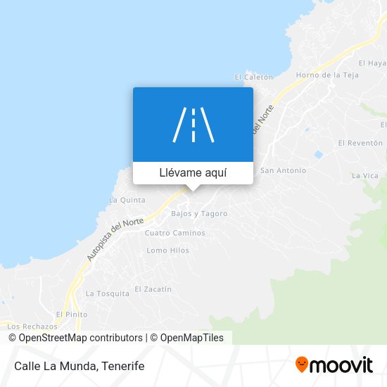 Mapa Calle La Munda