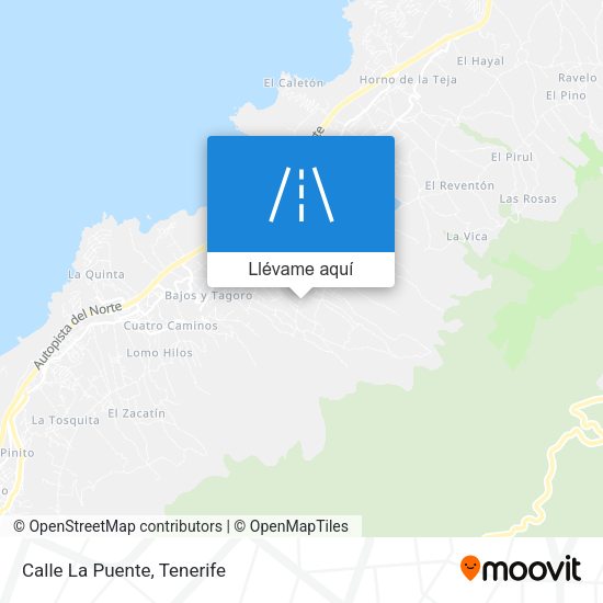 Mapa Calle La Puente