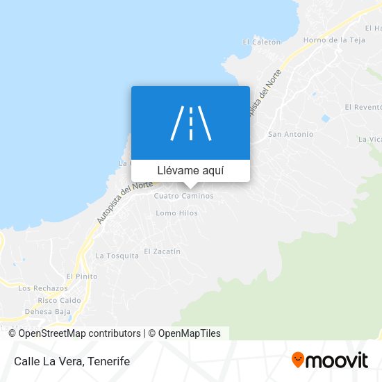 Mapa Calle La Vera