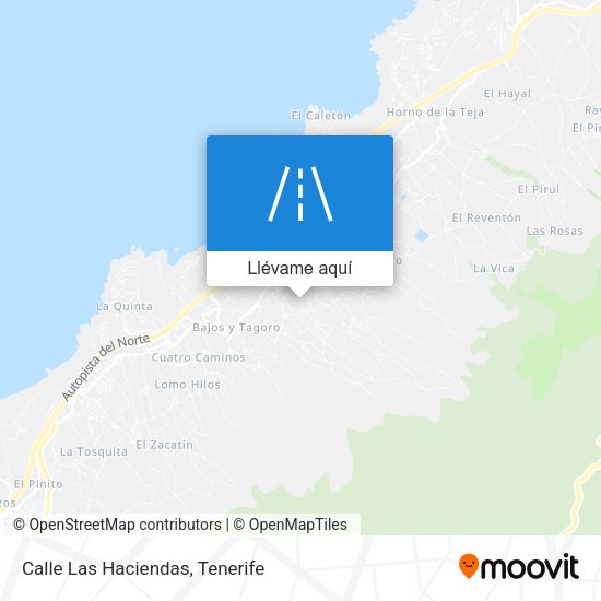 Mapa Calle Las Haciendas