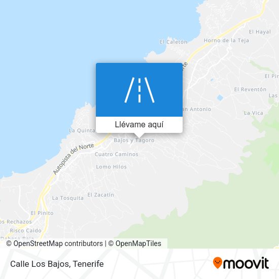 Mapa Calle Los Bajos