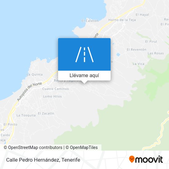 Mapa Calle Pedro Hernández