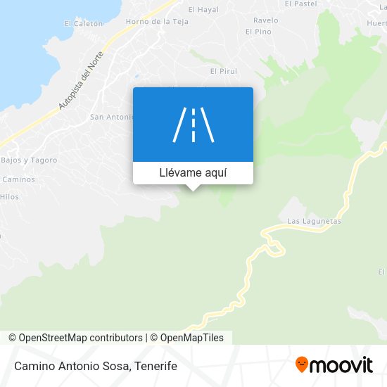 Mapa Camino Antonio Sosa