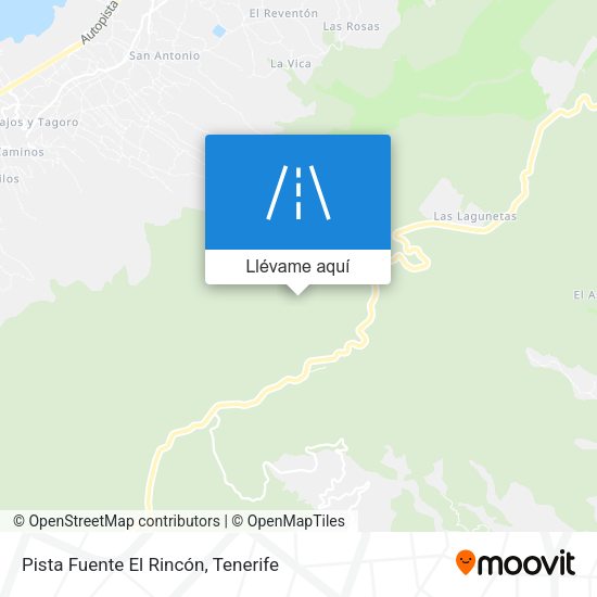 Mapa Pista Fuente El Rincón