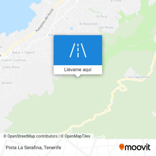 Mapa Pista La Serafina