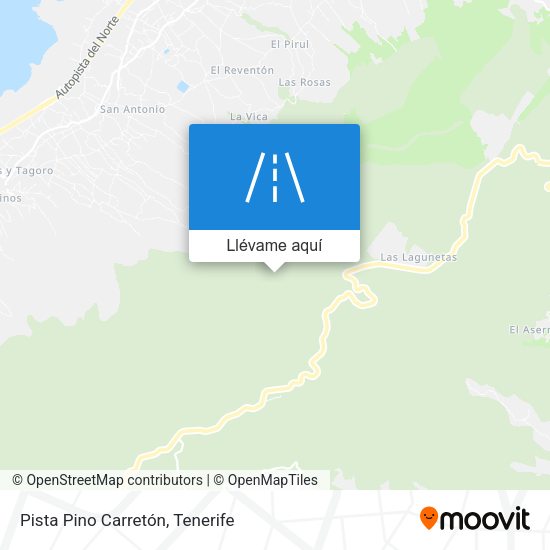 Mapa Pista Pino Carretón