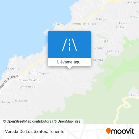 Mapa Vereda De Los Santos