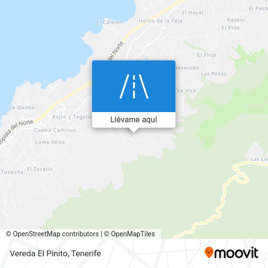 Mapa Vereda El Pinito