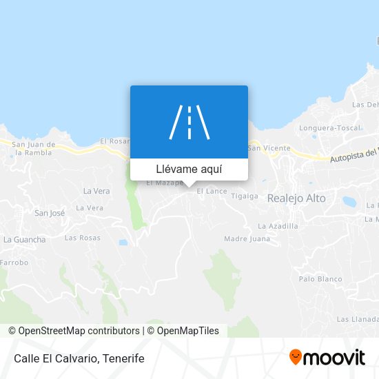 Mapa Calle El Calvario