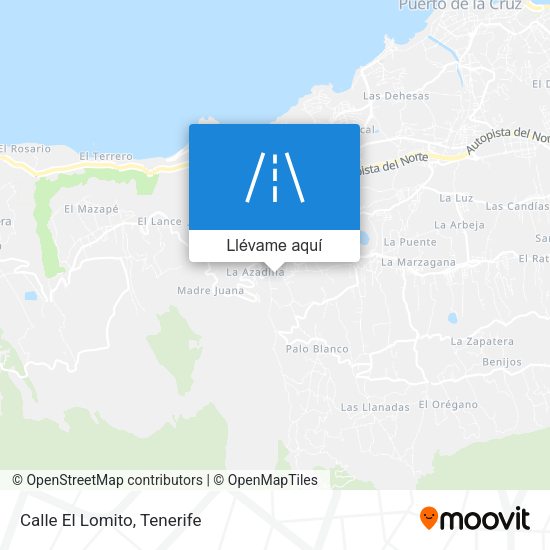 Mapa Calle El Lomito