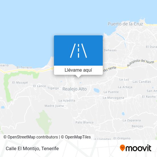 Mapa Calle El Montijo