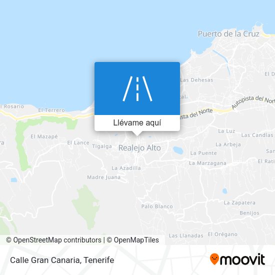 Mapa Calle Gran Canaria