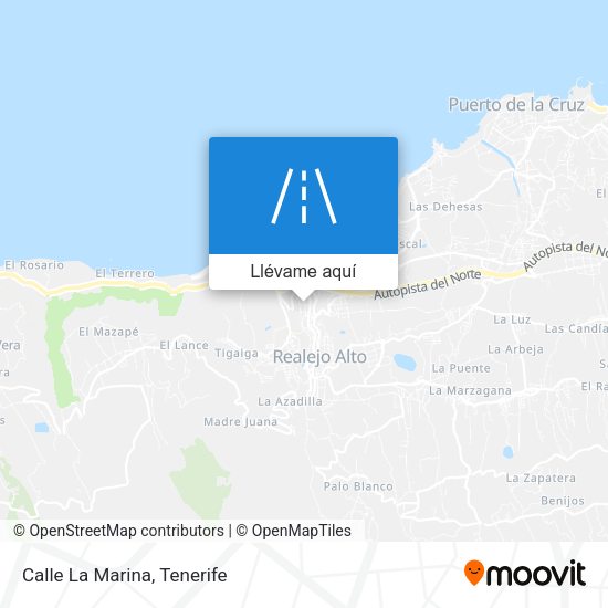 Mapa Calle La Marina