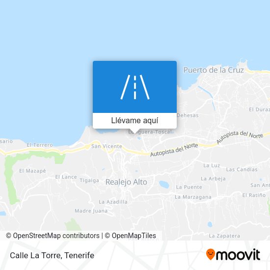 Mapa Calle La Torre