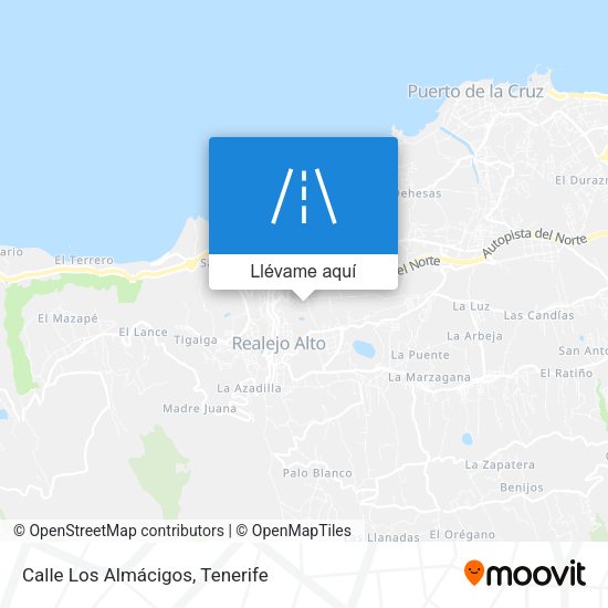Mapa Calle Los Almácigos