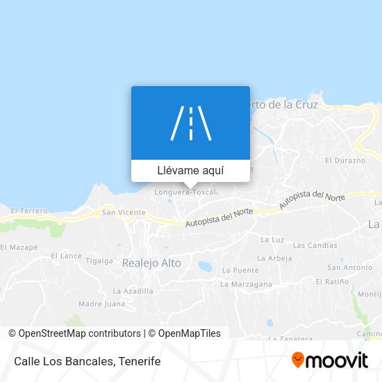 Mapa Calle Los Bancales