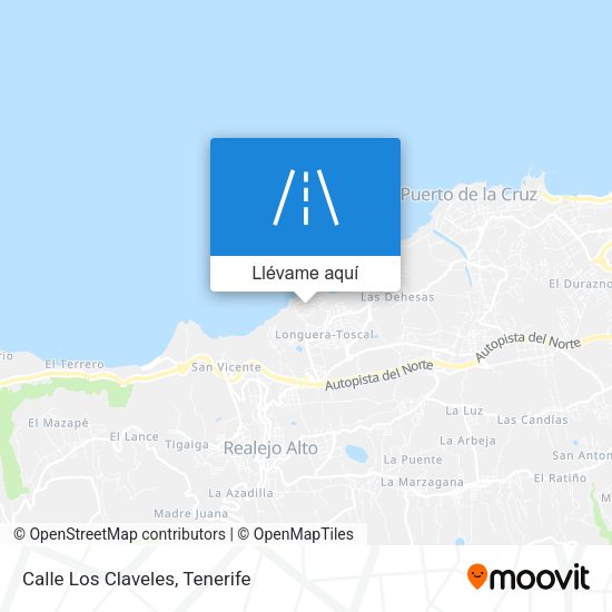 Mapa Calle Los Claveles
