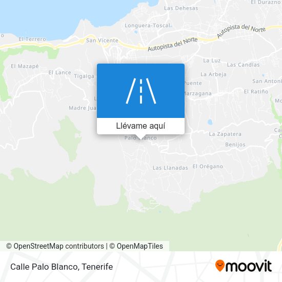 Mapa Calle Palo Blanco