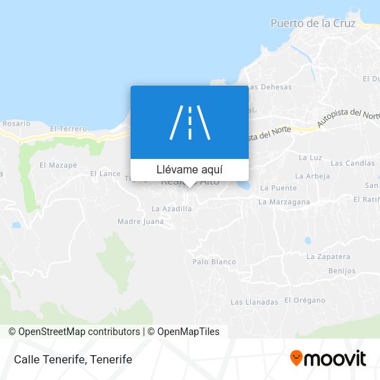Mapa Calle Tenerife
