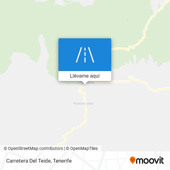 Mapa Carretera Del Teide