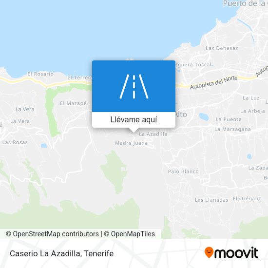 Mapa Caserio La Azadilla