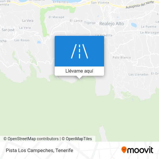 Mapa Pista Los Campeches
