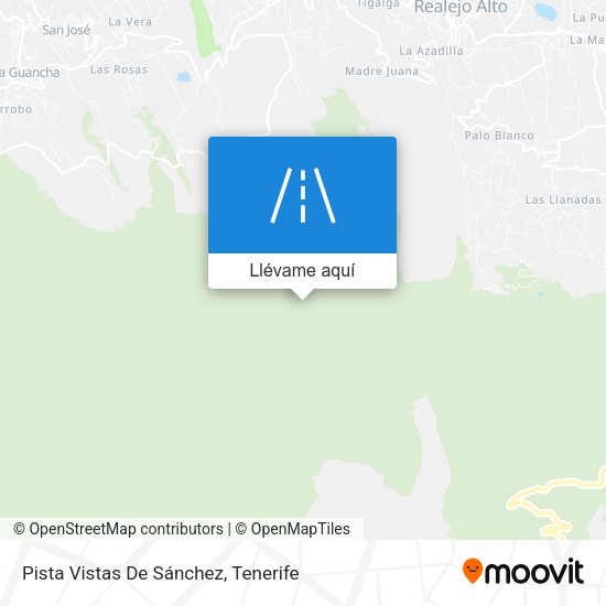 Mapa Pista Vistas De Sánchez
