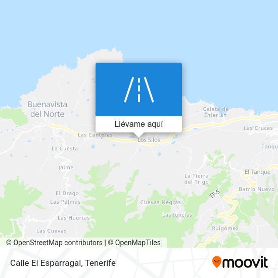 Mapa Calle El Esparragal