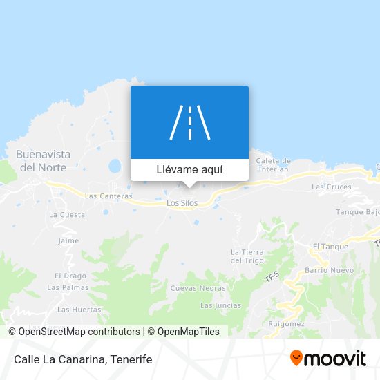 Mapa Calle La Canarina