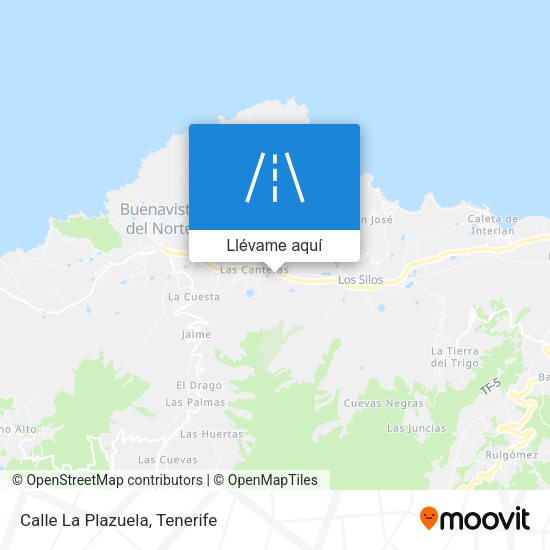 Mapa Calle La Plazuela