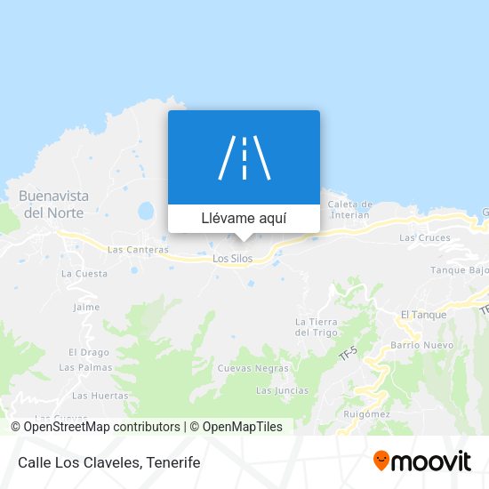 Mapa Calle Los Claveles