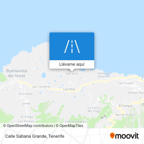 Mapa Calle Sabana Grande