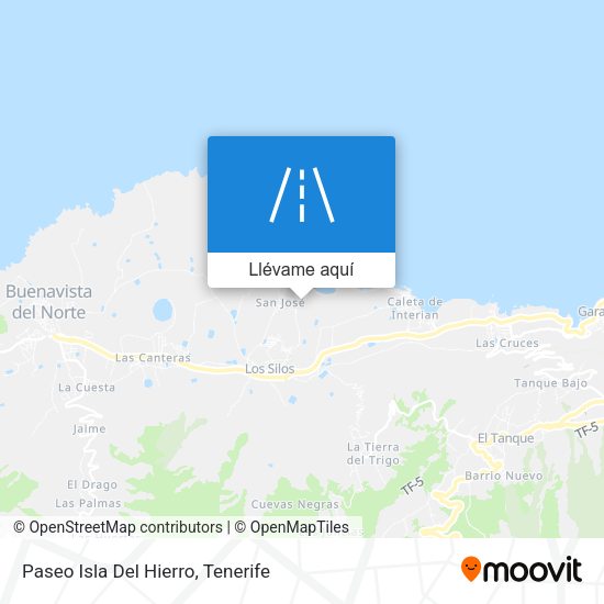 Mapa Paseo Isla Del Hierro