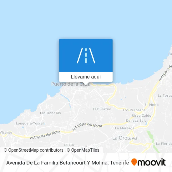 Mapa Avenida De La Familia Betancourt Y Molina