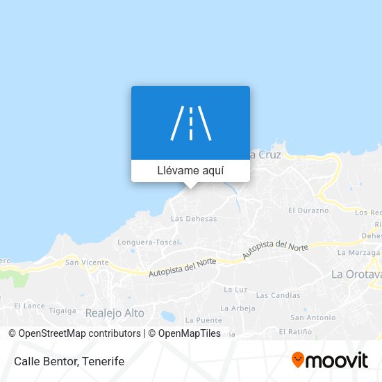 Mapa Calle Bentor