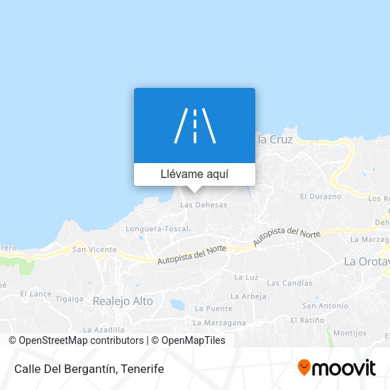 Mapa Calle Del Bergantín