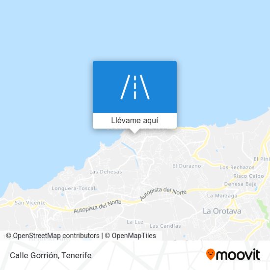 Mapa Calle Gorrión