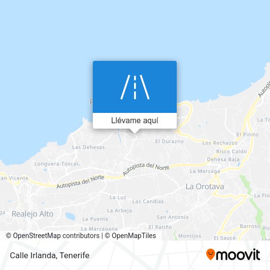 Mapa Calle Irlanda
