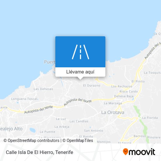 Mapa Calle Isla De El Hierro